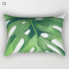 Load image into Gallery viewer, Decorative Throw Pillows Tropical Plants Pillow Cover Polyester Pillow Covers With Flowers And Plants Tropical Style Linen Throw Pillow Covers Decoration Pillowcase Cushions Home Decor