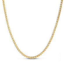 Load image into Gallery viewer, 14k Yellow Gold Round Pave Franco Chain (4.00 mm)
