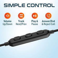 将图片加载到图库查看器,Delton 24EC USB-C Wired Earbuds with Microphone Ergonomic In-Ear Design with Ear Hook
