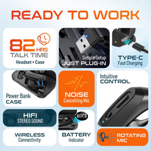 将图片加载到图库查看器,Delton K130 Wireless Computer Earbud Headset Bluetooth Headphone