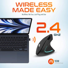 Load image into Gallery viewer, Delton KB200 and S12 Wireless Ergonomic Keyboard and Wireless Mouse Computer Pointing Device Accessory