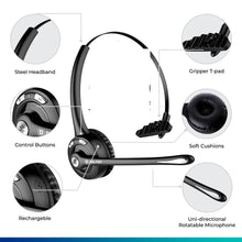 将图片加载到图库查看器,Delton Low Profile OTR Wireless Trucker Headset with Microphone