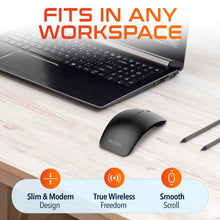 Load image into Gallery viewer, Delton S10 Curved Wireless Computer Mouse, USB Mouse, Battery Operated