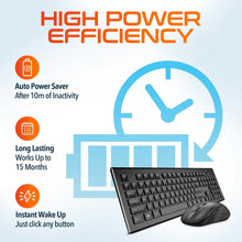 将图片加载到图库查看器,Delton Wireless Keyboard and Mouse Combo, Computer Cordless Mouse & Keyboard