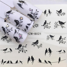 Load image into Gallery viewer, Designer Water Transfer Tips Nail Art Pink Rose Flower Sticker Decals Women Beauty Wedding Nails Love Nail Art Decoration Pop Art Nail Stickers Sexy Girl Designs Comics Water Transfer Decals Manicure DIY Lips Nail Art Decorations Slider Nail Art Stickers