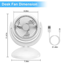 将图片加载到图库查看器,Desk Air Circulator Fan 4 Speed Adjustment