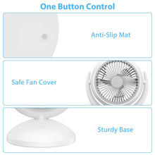 将图片加载到图库查看器,Desk Air Circulator Fan 4 Speed Adjustment