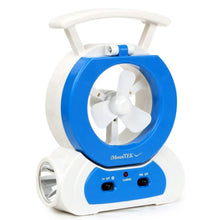 将图片加载到图库查看器,Desk Cooling Fan with 180 Degree Adjustable LED Lamp