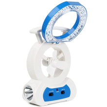 将图片加载到图库查看器,Desk Cooling Fan with 180 Degree Adjustable LED Lamp