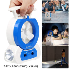 将图片加载到图库查看器,Desk Cooling Fan with 180 Degree Adjustable LED Lamp