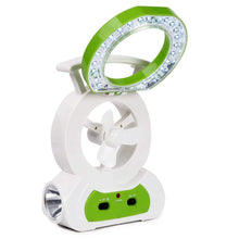 将图片加载到图库查看器,Desk Cooling Fan with 180 Degree Adjustable LED Lamp