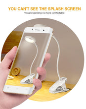 Load image into Gallery viewer, Desk Lamp Touch Clip Study Light Gooseneck Desktop USB Rechargeable Bedroom Lamp Bedside Bedside Desk Clip-on Table Lamp Decorative Table Lamp Cute Study Lamps for Bedroom Décor