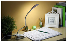 Load image into Gallery viewer, Desk Lamp USB Led Table Lamp 14 LED Table Lamp with Clip Bed Reading Book Light LED Desk Lamp Table Touch 3 Modes Blue Decorative Table Lamp Cute Study Lamps for Bedroom Décor