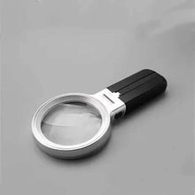 Load image into Gallery viewer, Desktop Handheld Magnifier Two-way Magnifying Mirror Foldable