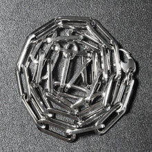 Load image into Gallery viewer, 14K White Gold Wide Paperclip Chain (6.1mm)