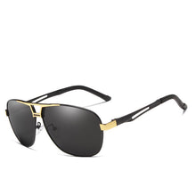 Load image into Gallery viewer, Business Luxury Men Polarized Square Driving Sunglasses Lens Brand Designer Aluminum Classic Frame Elegant Sunglasses