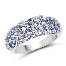 Load image into Gallery viewer, 1.48 Carat Genuine Tanzanite .925 Sterling Silver Ring