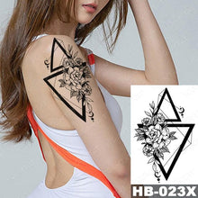 Load image into Gallery viewer, Different Stylish Waterproof Temporary Tattoo Sticker Heart Knife Angel Makeup Tattoos For Women Men