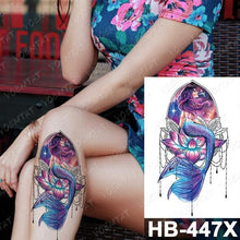 Load image into Gallery viewer, Different Stylish Waterproof Temporary Tattoo Sticker Heart Knife Angel Makeup Tattoos For Women Men