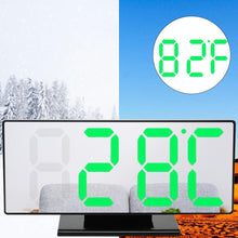 Load image into Gallery viewer, Digital Alarm Clock Alarm Clocks Adjustable Volume Alarm Clock for Bedroom Electronic 7 Inch Number Desktop Alarm Clocks For Kids Bedroom LED Screen for Kids Bedroom Temperature Snooze Function Desk Table Clock LED Clock Electronic Watch Table
