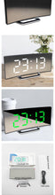 Load image into Gallery viewer, Digital Alarm Clock Alarm Clocks Adjustable Volume Alarm Clock for Bedroom Electronic 7 Inch Number Desktop Alarm Clocks For Kids Bedroom LED Screen for Kids Bedroom Temperature Snooze Function Desk Table Clock LED Clock Electronic Watch Table