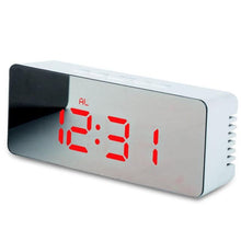 Load image into Gallery viewer, Digital Alarm Clock Alarm Clocks Adjustable Volume Alarm Clock for Bedroom Electronic 7 Inch Number Desktop Alarm Clocks For Kids Bedroom LED Screen for Kids Bedroom Temperature Snooze Function Desk Table Clock LED Clock Electronic Watch Table