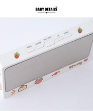 将图片加载到图库查看器,Digital Clock Table Clock Snooze Alarm Cute Silent Mirror Clock Student Desktop Mirror Surface LED Alarm Clock with USB Charger 12/24H Easy Snooze Function Adjustable Brightness Alarm Clocks for Bedroom LED Clock Electronic Clock for Children
