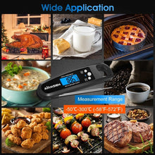 将图片加载到图库查看器,Digital Kitchen Food Thermometer For Meat Water Milk Cooking Oven Cooking Food Min Max Thermometer Magnetic Waterproof with Backlight for Adults Kitchen Grill Steak Out Food Probe BBQ Electronic Oven Thermometer Kitchen Tools