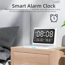 将图片加载到图库查看器,Digital Mirror Clock Wireless Charging Alarm Clock