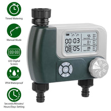 将图片加载到图库查看器,Digital Programmable Sprinkler Timer with 2 Outlet Zones