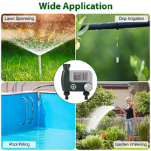将图片加载到图库查看器,Digital Programmable Sprinkler Timer with 2 Outlet Zones