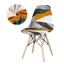 Load image into Gallery viewer, Dining Chair Cover Lounge Armless Chair Protector Stretchable Slipcovers for Dining Room Living Room Seat Cover For Shell Chair Washable Removable Armless Shell Chair Cover And Home Hotel Slipcover Seat Case