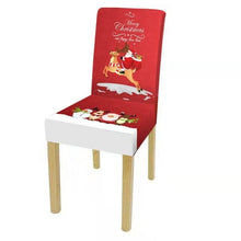 将图片加载到图库查看器,Dining Room Chair Protector Slipcovers Popular New Holiday Universal Size Christmas Printing Chair Cover Stretch Washable Detachable Seat Covers For Hotel Banquet Home Christmas Party