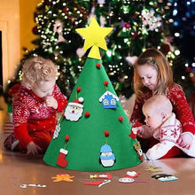 Load image into Gallery viewer, DIY 3D Felt Christmas Tree Upgraded Toddler Christmas Tree