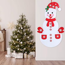 Load image into Gallery viewer, DIY Felt Christmas Hanging Decorations Kits with 54 Piece Detachable Ornaments