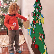 Load image into Gallery viewer, DIY Felt Christmas Tree Set with Ornaments