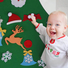 Load image into Gallery viewer, DIY Felt Christmas Tree Set with Ornaments