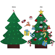 Load image into Gallery viewer, DIY Felt Christmas Tree Set with Ornaments