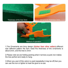 Load image into Gallery viewer, DIY Felt Christmas Tree Set with Ornaments