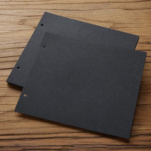 将图片加载到图库查看器,DIY Photo Albums Wedding Photo Scrapbook 20Pages Cover Self Adhesive Scrapbook Album Case Binding Hardcover Craft Blank Black Page Wedding and Anniversary Family Photo Album