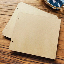 将图片加载到图库查看器,DIY Photo Albums Wedding Photo Scrapbook 20Pages Cover Self Adhesive Scrapbook Album Case Binding Hardcover Craft Blank Black Page Wedding and Anniversary Family Photo Album