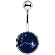 将图片加载到图库查看器,Zodiac Constellation Pisces Belly Ring