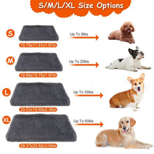 Load image into Gallery viewer, Dog Bed Soft Plush Cushion Cozy Warm Pet Crate Mat Dog Carpet