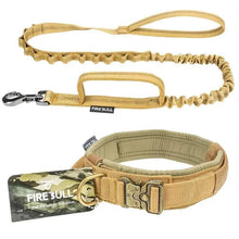 将图片加载到图库查看器,Dog Collar Leash Adjustable Military Nylon Rope Dog Collar Leash Set Adjustable Dog Collars for Medium Large Dogs Durable Pet Collar Nylon Big Dog Collar Training for Medium Large Dogs Accessories