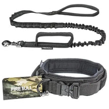 将图片加载到图库查看器,Dog Collar Leash Adjustable Military Nylon Rope Dog Collar Leash Set Adjustable Dog Collars for Medium Large Dogs Durable Pet Collar Nylon Big Dog Collar Training for Medium Large Dogs Accessories