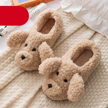 Load image into Gallery viewer, Dog Slippers Women Shoes Winter Warm Soft Plush Shoes Couples Slippers For Home Indoor Bedroom Women Warm Slippers Warm Faux Fur Cute Dog Lovers Winter Home Comfortable Shoes
