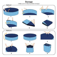 Load image into Gallery viewer, Dog Swimming Pool Foldable Pet Bath Swimming Tub Bathtub Pet Collapsible Bathing Pool for Dogs Cats Kids Big Size Bathing Pool Pet Pool Bathing Tub Outdoor Swimming Pool for Large Small Dogs