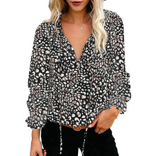 Load image into Gallery viewer, Dokotoo Women's Casual Boho Floral Printed V-Neck Top
