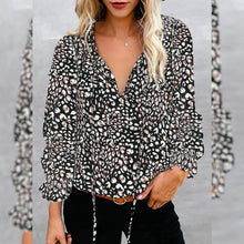 Load image into Gallery viewer, Dokotoo Women's Casual Boho Floral Printed V-Neck Top