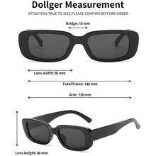 Load image into Gallery viewer, Dollger Retro Fashion Rectangular Sunglasses